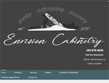 Tablet Screenshot of envisioncabinetryllc.com